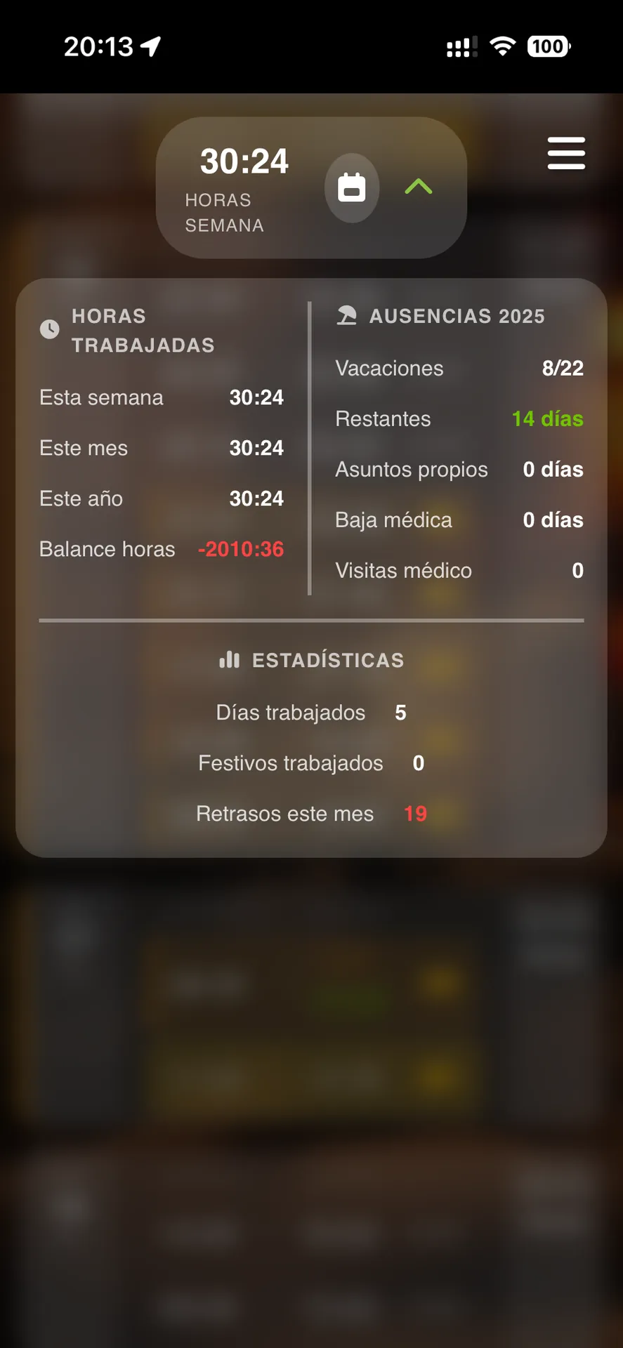 Estadisticas Movil