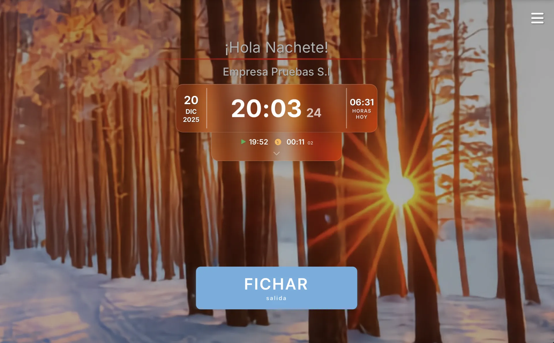 Fichaje PC
